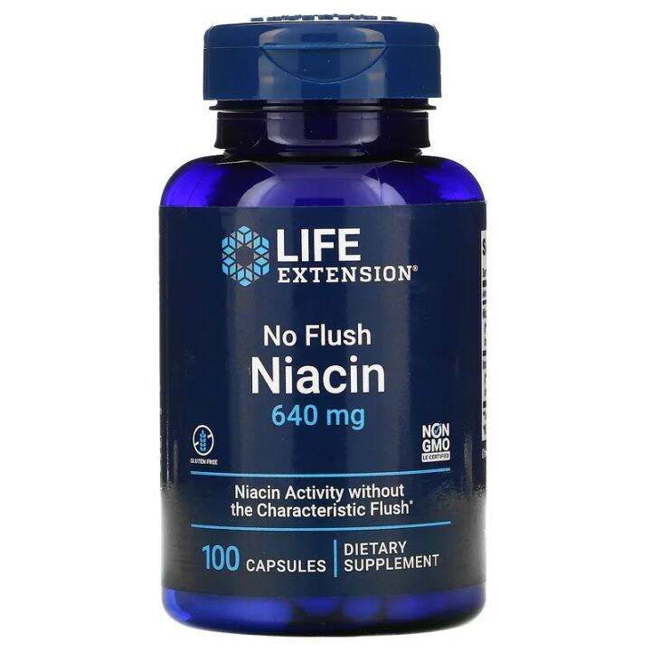 No Flush Niacin B3, 640 mg, 100 Capsules Lazada PH