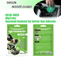 THREEON Jelly Cleaning Gel For Automobile Interior Soft Rubber Dust Adhesion Mud 80g/2.8oz Multiple Remover Tool 1pc Cleaning Tools