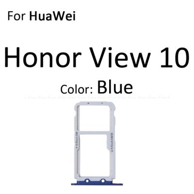 【☸2023 New☸】 anlei3 ถาดอ่านซิมการ์ดซ็อกเก็ตสำหรับ Huawei Honor View 10 Lite 10i Bkl-Al00 Al20 Tl00ขั้วต่อภาชนะ Adapter Micro Sd