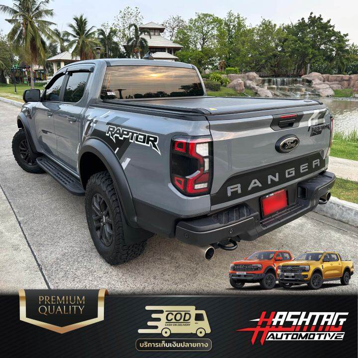 สติกเกอร์ติดชายล่างกระบะท้าย-ford-next-gen-ranger-ranger-raptor-ตัวอักษรท้ายกระบะเด่นขึ้น-ฟอร์ดเรนเจอร์-ฟอร์ดแร๊ปเตอร์