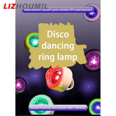 LIZHOUMIL 6 Colors Led Luminous Finger Ring Colorful Crystal Diamond Hand Jewelry For Parties Concert Bar Ktv Stage