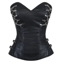 ผู้หญิงรัดตัว Steampunk Body Shapewear ผู้หญิง Gothic เสื้อผ้า Overbust Bustier Vintage Burlesque Goth เอว Lace-Up Corselet