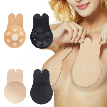 Breathable Bunny Silica Gel Breast Lifter Invisible Push Up Bra Nipple  Covers