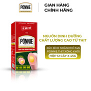 Xúc Xích Tiệt Trùng Ponnie Thịt Phô Mai Hộp 45g