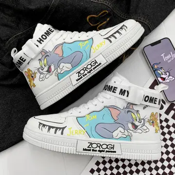 Custom tom and hot sale jerry shoes