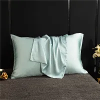 Natural Mulberry Silk Pillowcase Superior Quality Protect Hair Pillow Case Solid Color Bedding Pillow Case Cover 40x60 48x74