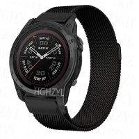 ❇ แม่เหล็กสำหรับ Garmin Fenix ​​7 7X6 6X Pro 5 5X Plus ผู้เบิกทาง 935 945 สมาร์ทนาฬิกา Quick Fit Release สร้อยข้อมือโลหะ