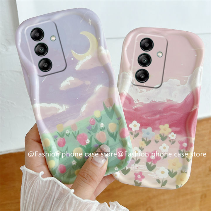 phone-case-เคส-samsung-galaxy-a14-a24-4g-a34-a54-5g-lte-a04-a04e-a04s-a03s-a02s-a03-a02-น้ำมันวินเทจกรอบป้องกันเลนส์ซิลิโคนนิ่มฝาครอบหลัง2023