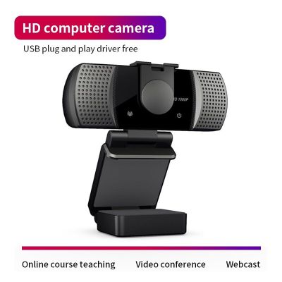 ZZOOI Mini Webcam 1080P Full HD Webcam Computer Camera With Mic Web Cam for Live Broadcast Video Calling Conference Work