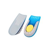 1pair Wedding Outdoor Sports Men Women Heel Lift Invisible Half Insert Height Increase Insole Comfortable Shock Absorption