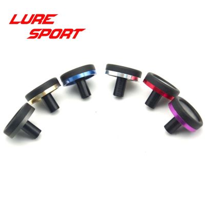 LureSport 6ชิ้นหมวกยางคดเคี้ยวตรวจสอบก้นพลาสติกคันเบ็ดส่วนประกอบอาคารตกปลาขั้วโลกซ่อมอุปกรณ์ DIY