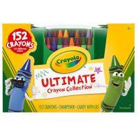 phc8 ชุดระบายสี สีน้ำ สีโปสเตอร์ อย่างดี สีฝุ่น สีเทียน สีชอ Crayola ชุดกล่องสีเทียนไร้สารพิษ 152สี