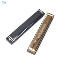 (Tinching) เครื่องเล่นฮาร์โมนิก้า 24 หลุม Key C Play Harmonica