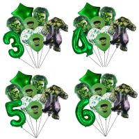 【DT】hot！ Balão de látex com design super-herói decoração do tema hulk para festa aniversário baby shower supplies 9pcs