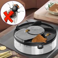 ☌┅▤ Electric Fly Trap Automatic Pest Device Fly Bait Catching Insect Harmless Physical Elimination Tools for Kitchen Indoor Outdoor