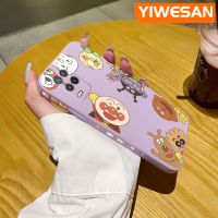 YIWESAN เคสสำหรับ Realme 8 5G 8S 5G Q3i V13 5G Narzo 30 5G เคส Q3ลายการ์ตูนน่ารักแอนแพนแมนแมนแฟชั่นต้นฉบับเคสโทรศัพท์ซิลิโคนเหลวนิ่มขอบกล่องกันกระแทกคลุมทั้งหมดป้องกันเลนส์กล้อง