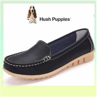 HUSH PUPPIES รองเท้าโลฟเฟอร์ ส้นแบน แบบสวม ขนาดใหญ่ สําหรับผู้หญิง ไซซ์ EU 40 41