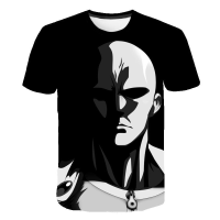 ญี่ปุ่น Anime One Punch Man 3D T เสื้อผู้หญิงผู้ชายฤดูร้อนแขนสั้นตลก TShirt Graphic Tees streetwear คอสเพลย์ Tees Tops