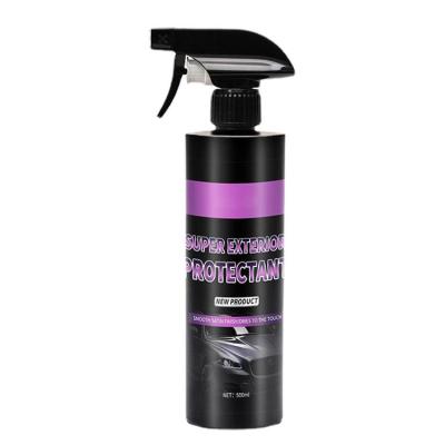 Car Cleaner Spray 500ml Automotive Non Greasy Polishing Spray Detailing Coating Compound for Restoration Portable Polish Detergent for Preventing Damage generous