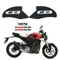 แผ่นสติกเกอร์ติดถังรถสำหรับฮอนด้า CB300R CB650R CB 300R 650R 2018 2019 2020กันลื่นแผ่นสติกเกอร์ด้านข้างสำหรับที่ยึดเข่าแก๊สสติกเกอร์ป้องกัน