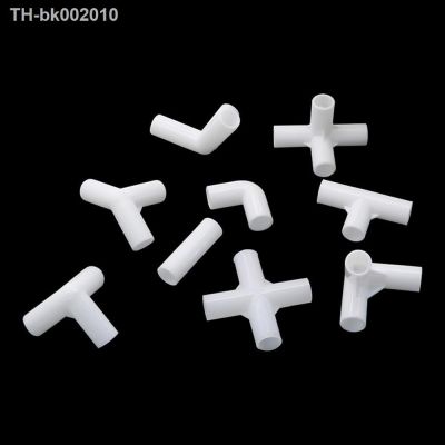 ▣∋✴ 12mm Inner Diameter PVC Connector 60 90 120 135 Degree Tee Connector Straight Elbow Four Way Garden Water Pipe Connector 20Pcs