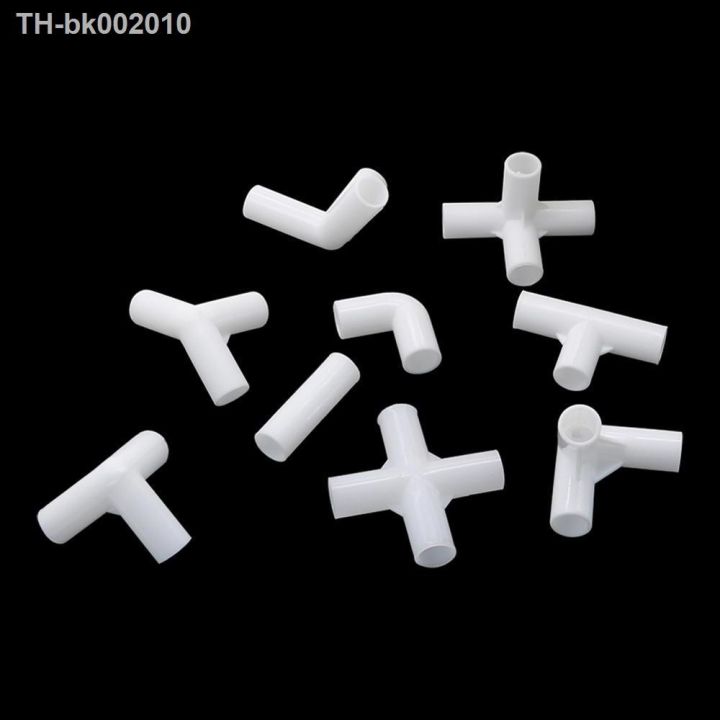 12mm-inner-diameter-pvc-connector-60-90-120-135-degree-tee-connector-straight-elbow-four-way-garden-water-pipe-connector-20pcs