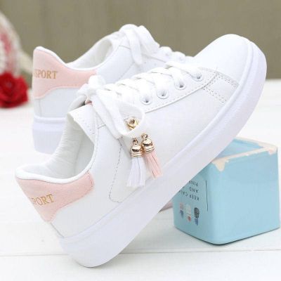 CODff51906at READY STOCK White shoes womens breathable 2023 autumn new versatile mesh surface soft bottom comfortable shoes leather shoes sports casual shoes womens shoes