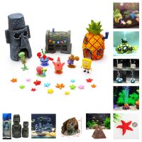 【CC】✆☼  Small Aquarium Decoration Cartoon Figures Starfish Coral Landscape Accessoires