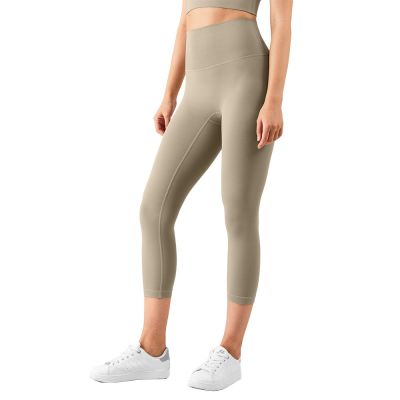 Spring New Color ashion High Elastic Capri Yoga Pants