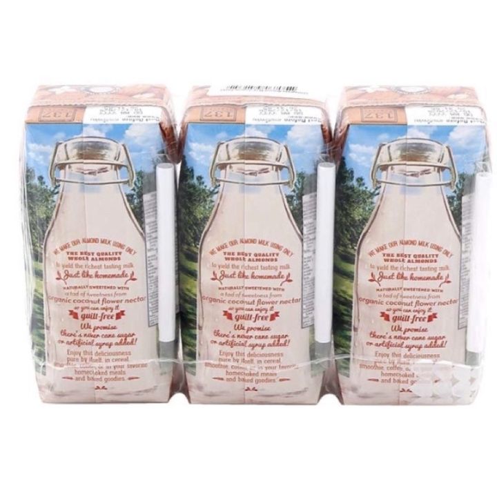 thebeastshop-3x-3กล่อง-137degrees-นมอัลมอนด์-นมถั่ว-เครื่องดื่ม-almond-milk-นมไม่มีน้ำตาล-137ดีกรี-นมไม่อ้วน-นมเจ