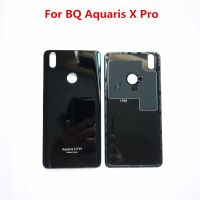 เคสสีดำของแท้สำหรับ BQ Aquaris X Pro เปลือกแข็งแบตเตอรี่ป้องกันด้านหลังเคสสำหรับ BQ Aquaris X Pro อะไหล่ LHG3761โทรศัพท์มือถือ