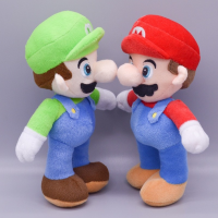 Hot 25ซม. Super Mario Bros Luigi ตุ๊กตา Plush อะนิเมะอุปกรณ์ต่อพ่วงเกมการ์ตูนตัวเลขตกแต่งเด็กอ่อนตุ๊กตาของเล่นวันเกิดของขวัญ