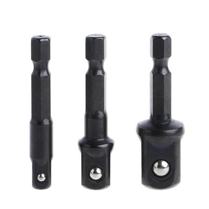 Drill Hex 3 Set Inch Bits Shank 1/4 3/8 to Pcs tools Driver Impact 1 ...