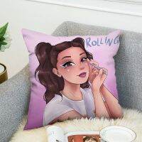 (All inventory) Florence Mills 45X45 Pillow Cover Short Plush Luxury Pillow Cover Car Sofa Cushion Cover (contact person) The seller to support free customization. The pillow is designed with double-sided printing.