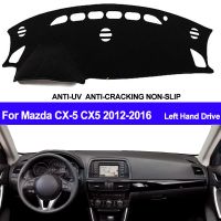 TAIJS พรมกันลื่นคลุมแผงหน้าปัดรถยนต์สำหรับ Mazda CX-5 CX5 2013 2014 2015 2016 Dashmat พรมกันลื่นแต่งรถกันแดด