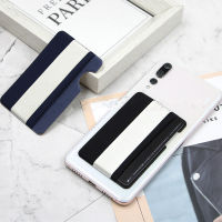 CW above1PCS New Fashion Elastic Band Cell Phone Card Holder Mobile Phone Wallet Case Credit ID Card Holder 3 M Adhesive Sticker Poket