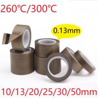 10 13 20 25 30 50 x 0.13mm Adhesive Cloth Insulated Vacuum Seal Machine High Temperature Resistant Electric PTFE Tape 10m Adhesives Tape