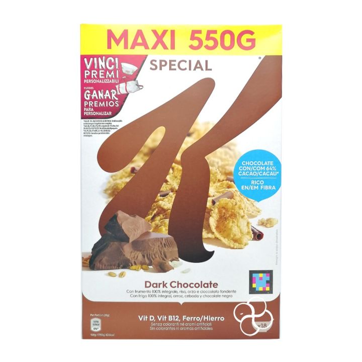 Kellogg's Special K Dark Chocolate Cereal 550g | Lazada PH