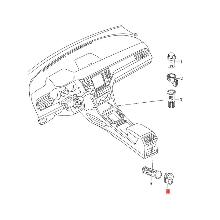 ใหม่ด้านหลัง-power-outlet-12โวลต์ซ็อกเก็ตไฟแช็กสำหรับ-vw-passat-b8-golf-6-7-polo-tiguan-touran-jetta-5nd919341a