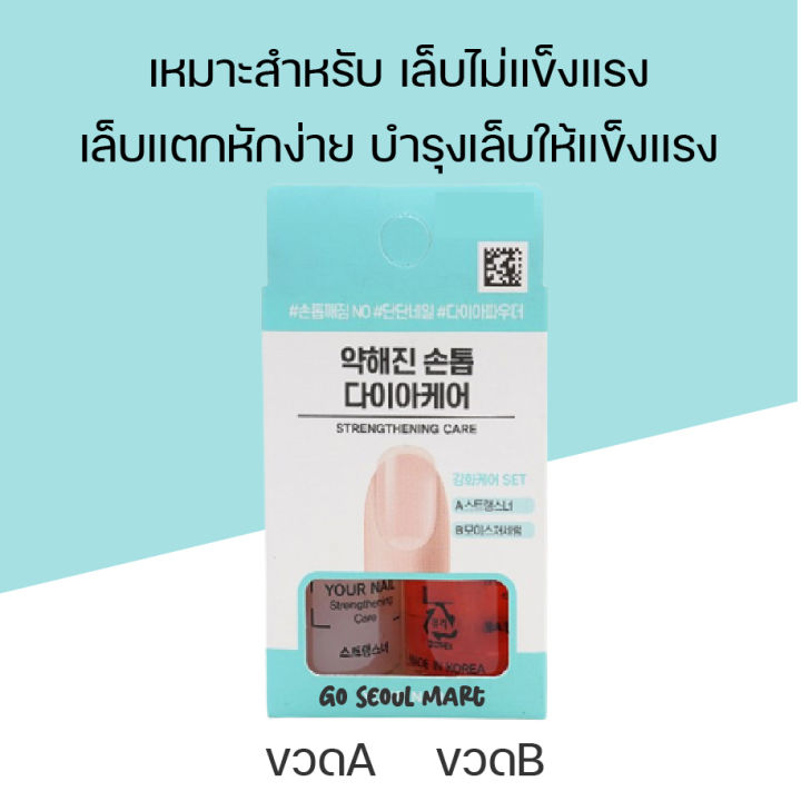 พร้อมส่งในไทย-nail-care-ชุดบำรุงเล็บ-เพิ่มความแข็งแรงและ-แก้ปัญหาเล็บหมองคล้ำ-เล็บอ่อนแอ