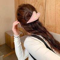 ELIN เครื่องประดับ Y2k เรซินออกแบบพรีเมี่ยมให้ความรู้สึกอินเทรนด์เครื่องประดับสไตล์เกาหลีอุปกรณ์เสริมทรงผมที่หนีบผมเรซิ่นพลอยเทียมหนีบผมที่หนีบผมแบบไม่สม่ำเสมอสำหรับผู้หญิง