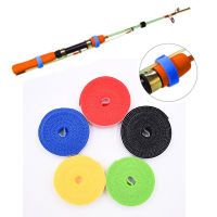 1/3/5m Roll Fishing Rod Tie Holder Strap Rod Belt Fastener Hook Loop Ties Fishing Rod Strapping Outdoor Fishing Gadget-Fenpier