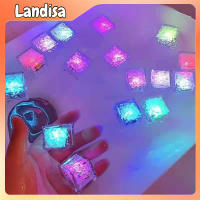 12pcs Luminous Led Ice Cubes Colorful Romantic Super Bright Party Festival Toys Gifts For Hotel Bars Ktv