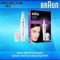 Braun FaceSpa SE810 2-in-1 facial epilating &amp; cleansing system with 2 extras