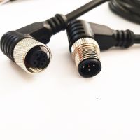 Outdoor Waterproof 2pin 3pin 4pin 5pin 6pin 8pin 12pin M12 Sensor Cable Connector Aviation Straight/Right Angle Male Female Plug Power Points  Switche