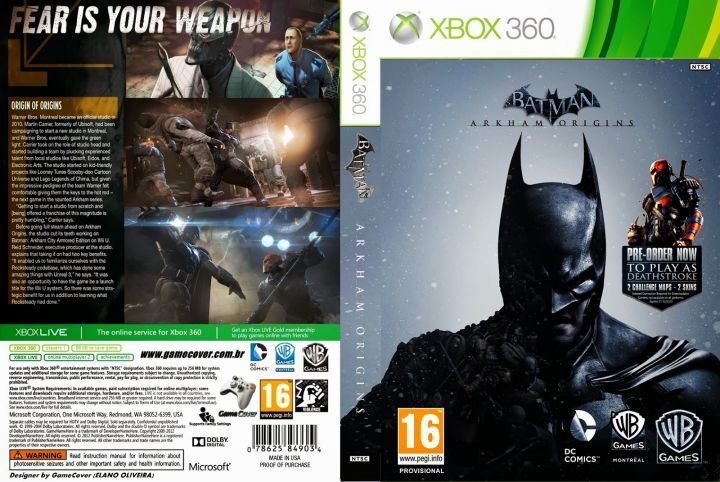 Xbox 360 Batman Arkham Origins | Lazada