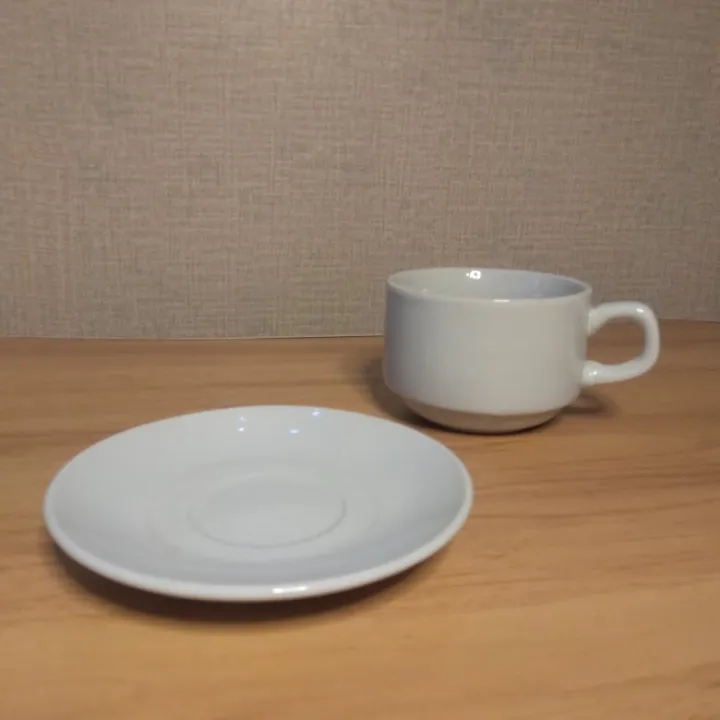 Cup and Saucer / 150 ML / Porcelain / Microwavable Lazada PH