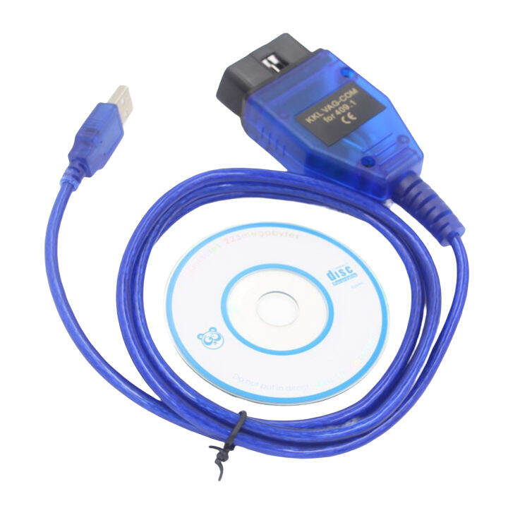 SpeedH KKL VAG/COM Diagnostic Cable Flexible Diagnosing Troubles Blue ...