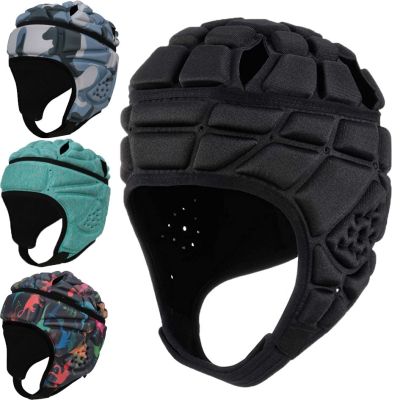 Helmet Headgear Helmet Kids Soft [hot]Rugby Soccer Visor Youth Head for Protective Cap Headguard Football for Protector