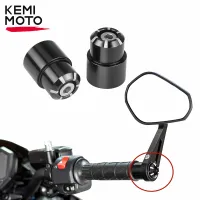 กระจกมือจับรถจักรยานยนต์สำหรับ KAWASAKI Z125 Z250 Z300 Z650 Z750 Z800 Z900 Z1000กระจกด้านข้างกระจกเงา Bs1กระจกมองหลัง